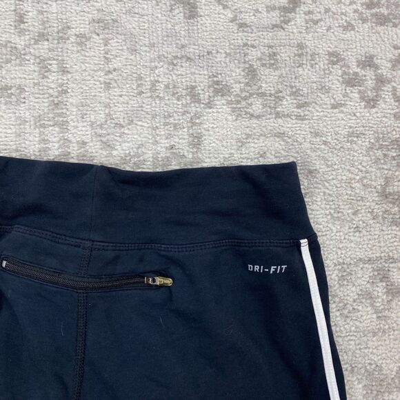 Nike Dri Fit Pants Women's Black 278547 Y2K Ankle Zip Back Pockets Pants Size XS - Picture 5 of 6
